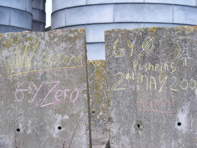 Close up of main pushpin