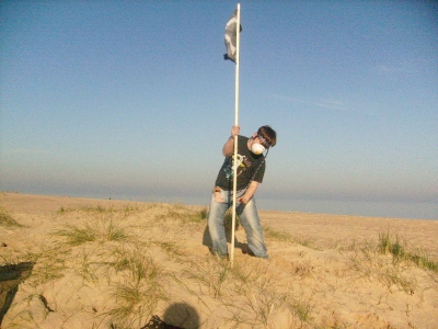 Flag placing