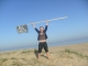 Flag wielding