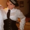 A corset and a fedora. All a woman needs. A corset and a fedora. All a woman needs.