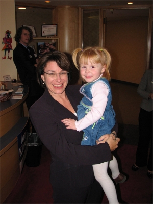 Amy Klobuchar and me