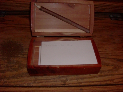 Open box