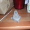 Baked and glued (pre-paint)