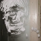Self portrait in Shaving Cream.