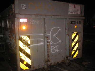 pacman dumpster