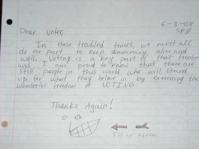 the note