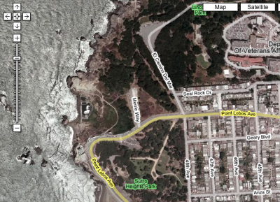 Google map of where we went