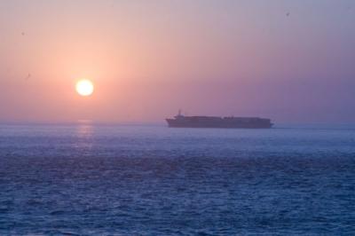 Sun starting its decent