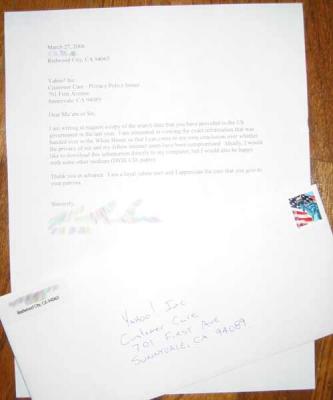 Yahoo! Letter