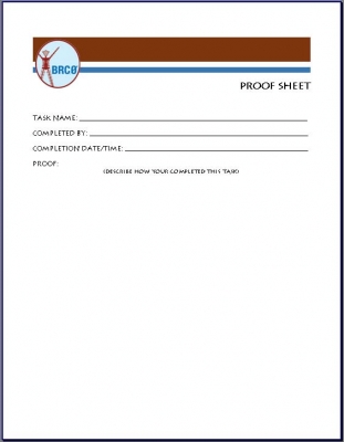 BRC0 Proof Sheet