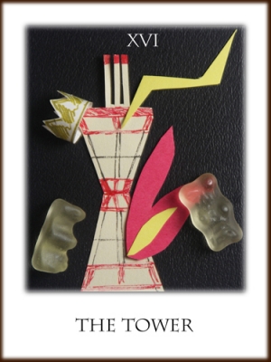 Sutro Tower in the Gummy Tarot