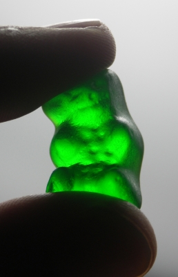 Green Gummy Gets Squished