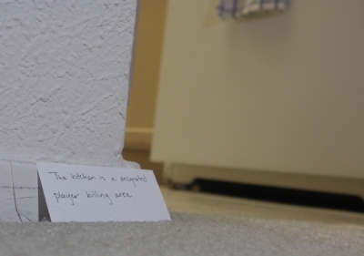 Kitchen, clearly labeled