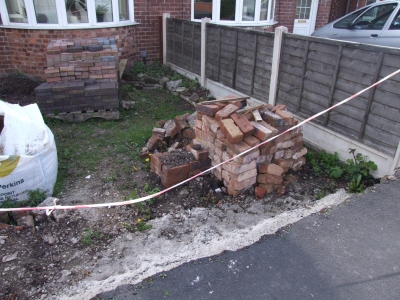 A ton of bricks. A ton of bricks.