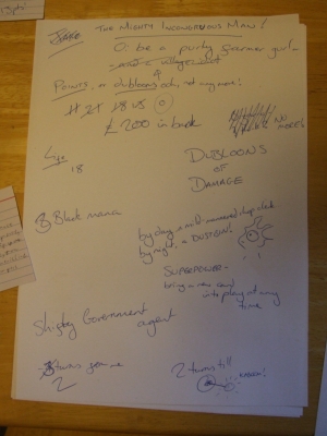 Haberley's Scoresheet Haberley's Scoresheet