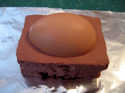 Encased in plasticine