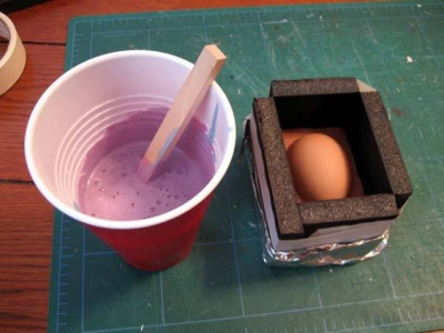 Mixing the mold material