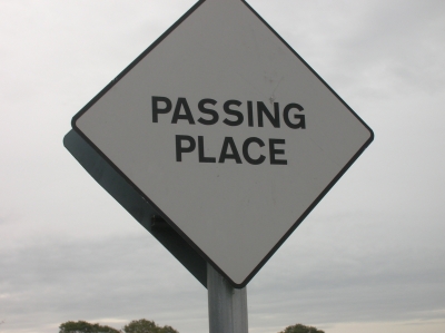 as necessary on thin roads