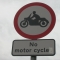 no motor cycle