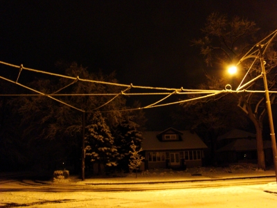 Corner of Mountain Ave. and Roosevelt Ave. - Winter Corner of Mountain Ave. and Roosevelt Ave. - Winter