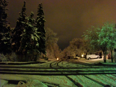Corner of Laporte Ave. and Roosevelt Ave. - Winter Corner of Laporte Ave. and Roosevelt Ave. - Winter