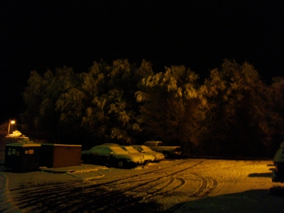 Return to Apartment Lot - Winter Return to Apartment Lot - Winter