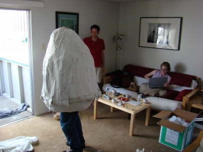 Tyrone Tyrone and Cara Bear view the initial test