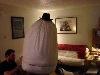 John Galt attaching the bottom