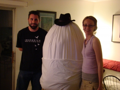 John Galt and Cara Bear with egg