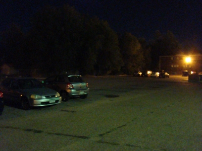 Apartment parking lot - Summer Apartment parking lot - Summer