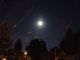 Moon over Trolley Tracks