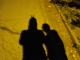Shadows of John and Cara