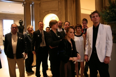 Some of us admiring the organ recital.