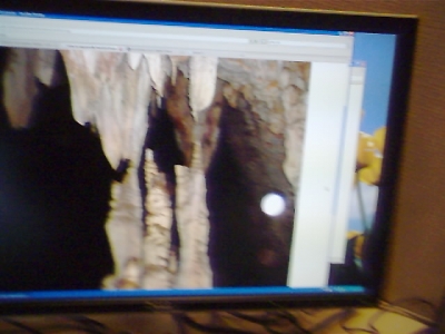 pixels representing a cave.