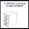 3-Drawer Vertical Filing Cabinet
