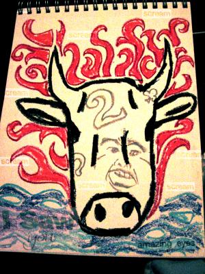 Burning Steer