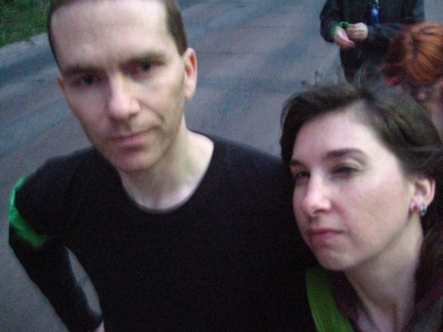 Olly and Inky: scowl faces on! Olly and Inky: scowl faces on!
