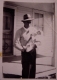 Hatted grandfather with aunt, 1945