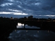 The city grows dark
