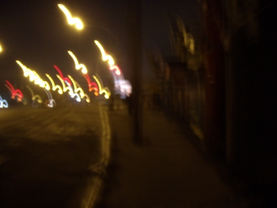 Blurry street