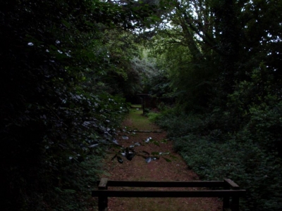 Inside the firing range