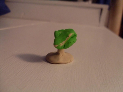 Promotional 'save the rainforests' model tree