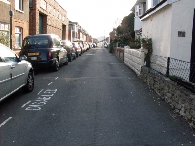 Further along Spring Road