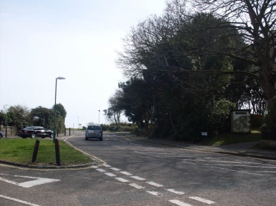 Almost on the clifftop