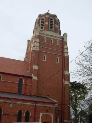Red brick church