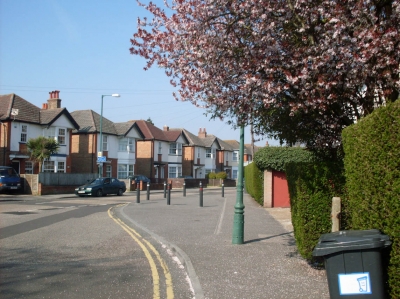 Entering Capstone Road
