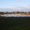 The lake in Littledown Park