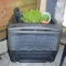Pot, with added plant