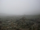 Cairns in the mist