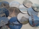 Another view of the plastic coated badges